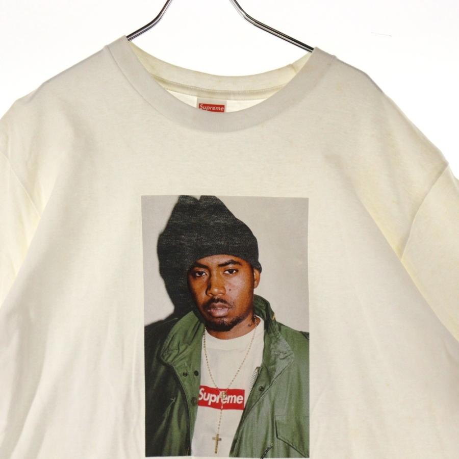 Supreme（シュプリーム） 17AW Nas Tee ナズ フロントプリント クルー
