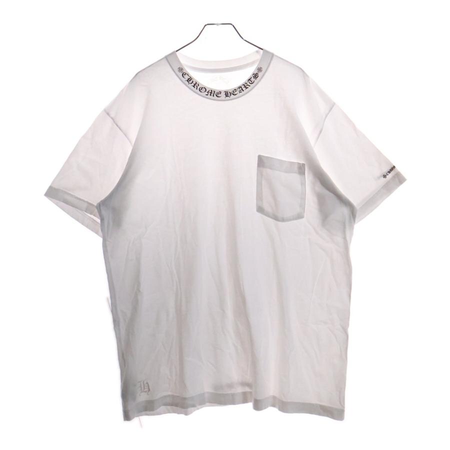 CHROME HEARTS（クロムハーツ） NECK LOGO S/S TEE ネック ロゴ