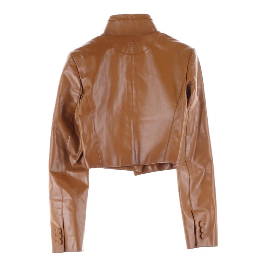 FENDI（フェンディ） 20SS Cropped Leather Jacket クロップドレザー