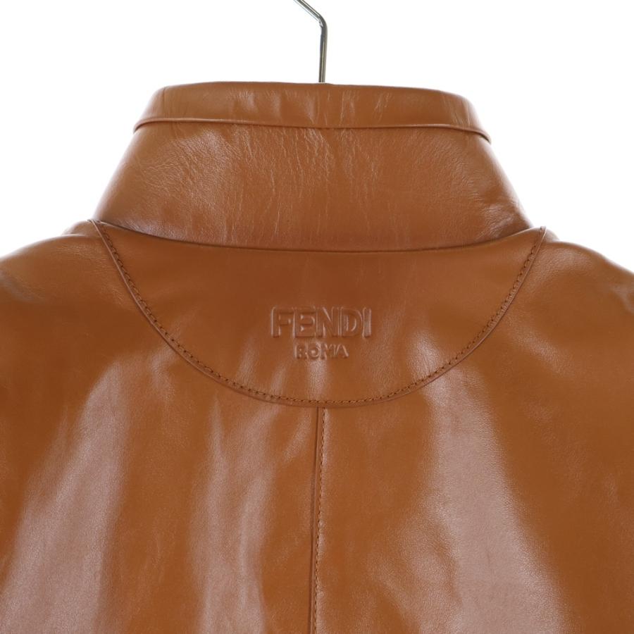 FENDI（フェンディ） 20SS Cropped Leather Jacket クロップドレザー