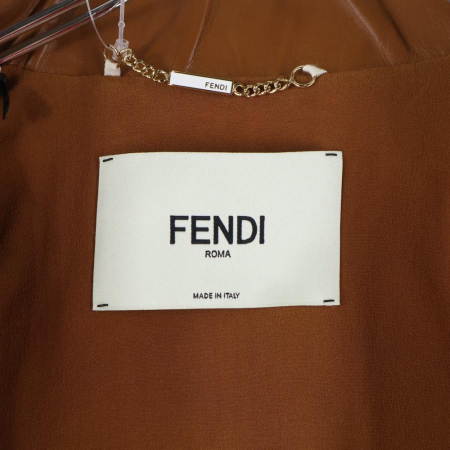 FENDI（フェンディ） 20SS Cropped Leather Jacket クロップドレザー