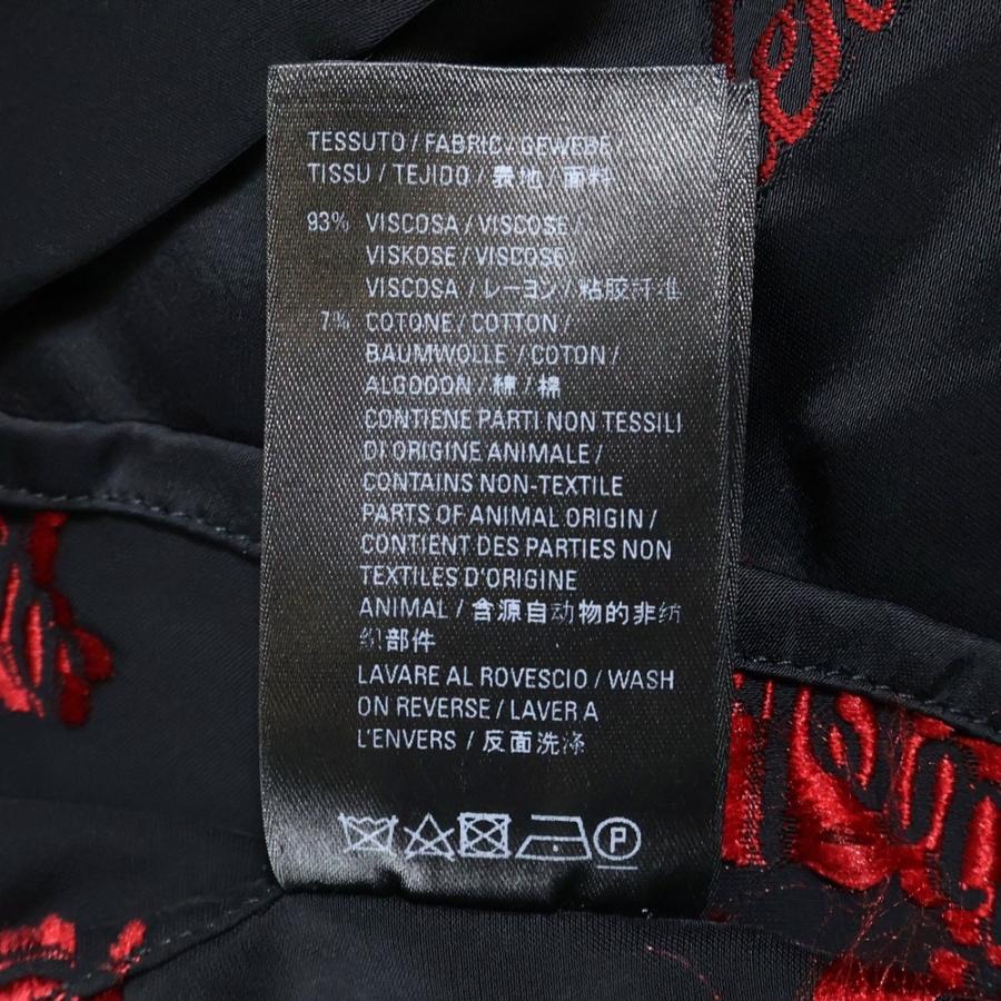 BALENCIAGA（バレンシアガ） ロゴ総柄レーヨン 半袖シャツ 658841 TKD5