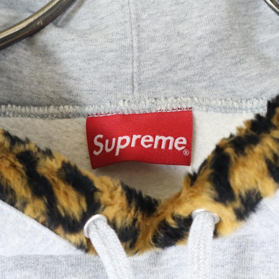 Supreme（シュプリーム） 21AW Leopard Trim Hooded Sweatshirt