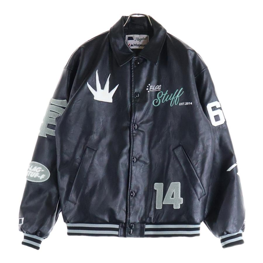 F-LAGSTUF-F（フラグスタフ） Flag Staff×Majestic ロゴ刺繍 ワッペン