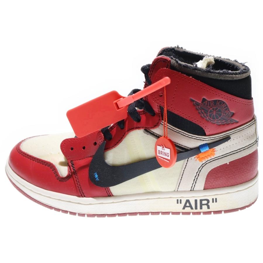 オフホワイト ×OFF-WHITE THE 10 AIR JORDAN 1 ザテン エアジョーダン 