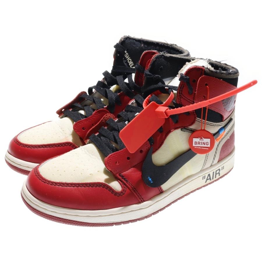 オフホワイト ×OFF-WHITE THE 10 AIR JORDAN 1 ザテン エアジョーダン
