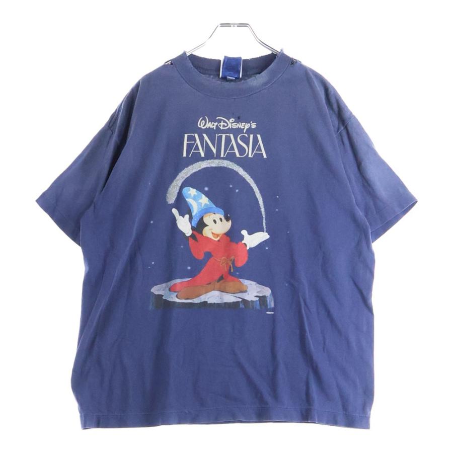 セントマイケル　SAINTMICHAEL ブルーTシャツ Lサイズ SAINT MICHAEL セントマイケル 25SS ×Disney FANTASIA SS TEE SM-HR8