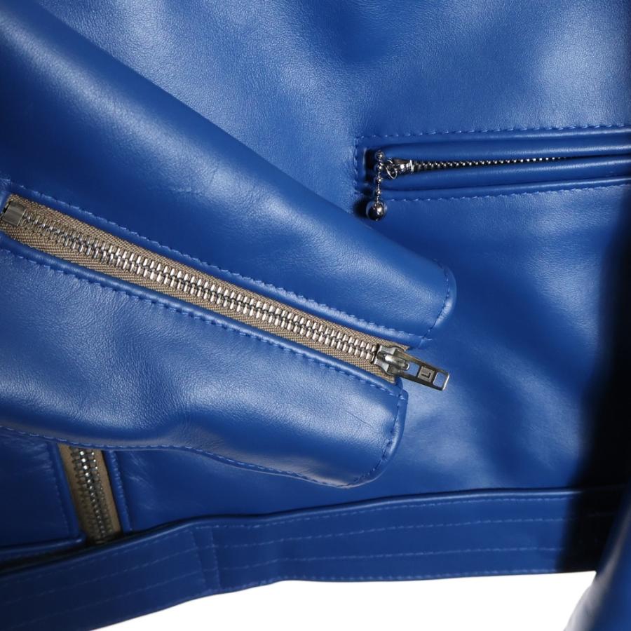 ルイスレザー　サイクロン　36 ブルー Lewis Leathers ルイスレザー CYCLONE サイクロン ホース ハイド