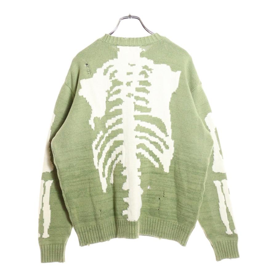 KAPITAL（キャピタル） 5G cotton knit BONE crew sweater