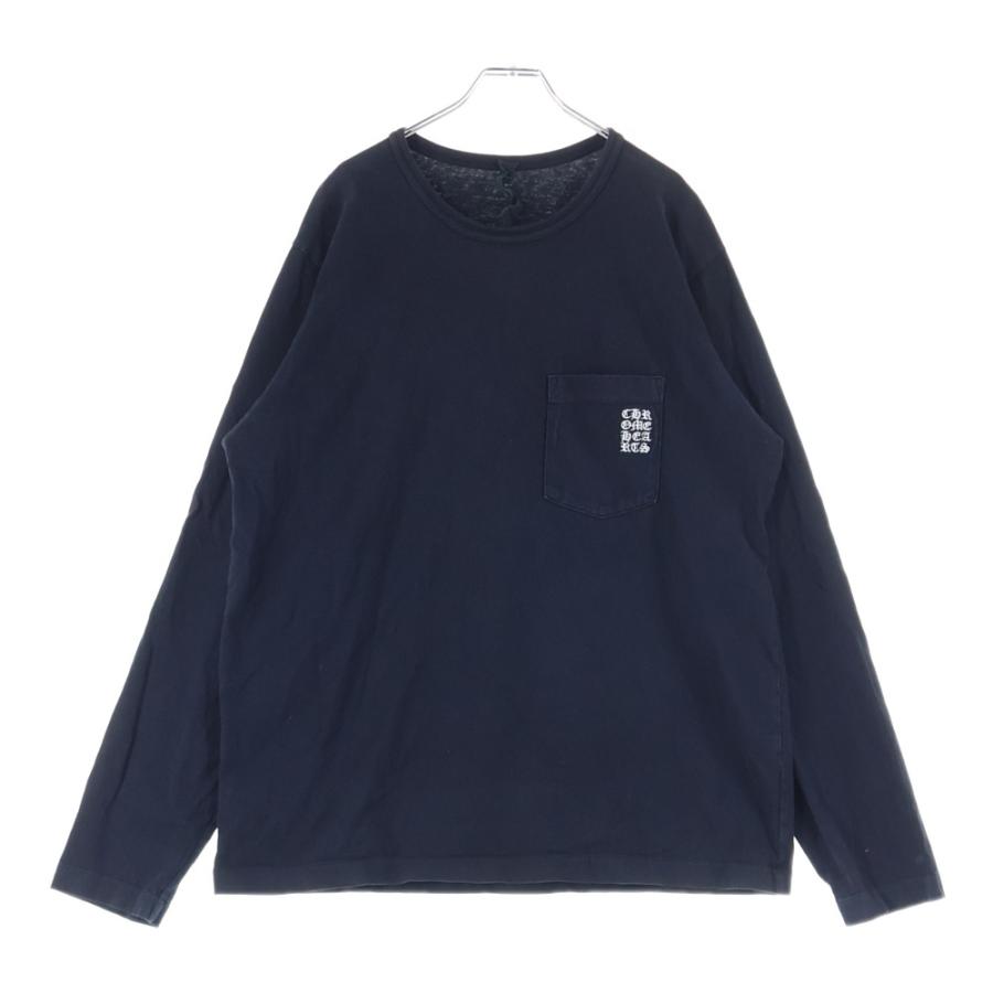 CHROME HEARTS（クロムハーツ） YNOT L/S TEE フロントロゴ刺繍 袖CH