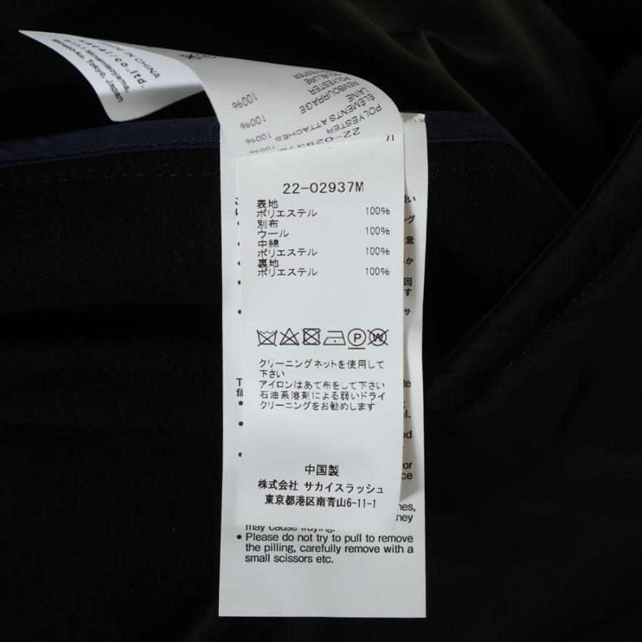 sacai（サカイ） 22AW Sports Mix Padded Shirt スポーツミックス