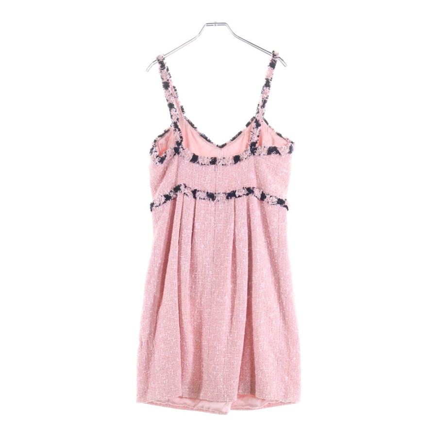 CHANEL（シャネル） 07SS ツイード キャミソール ワンピース ピンク