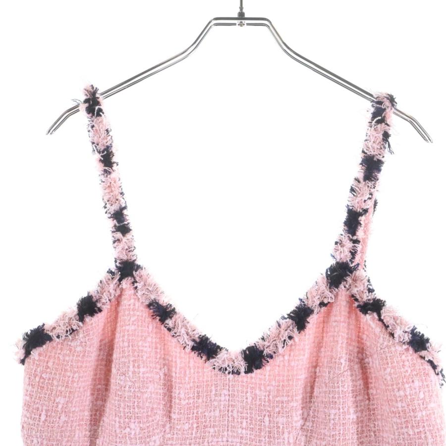 CHANEL（シャネル） 07SS ツイード キャミソール ワンピース ピンク