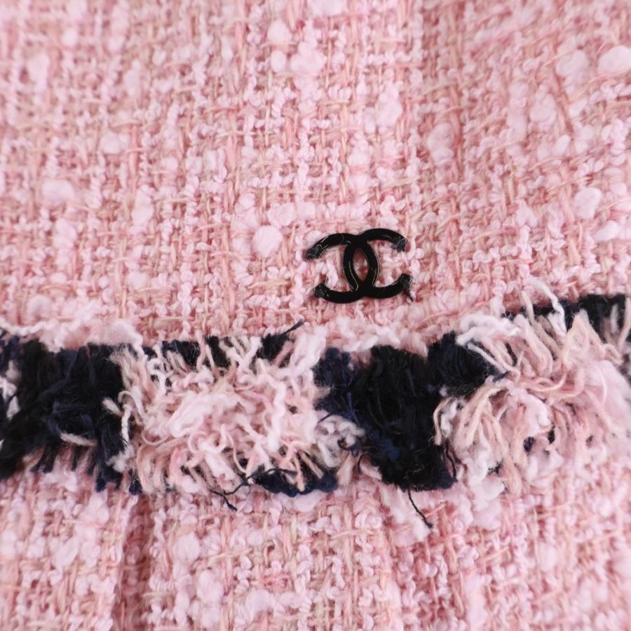 CHANEL（シャネル） 07SS ツイード キャミソール ワンピース ピンク