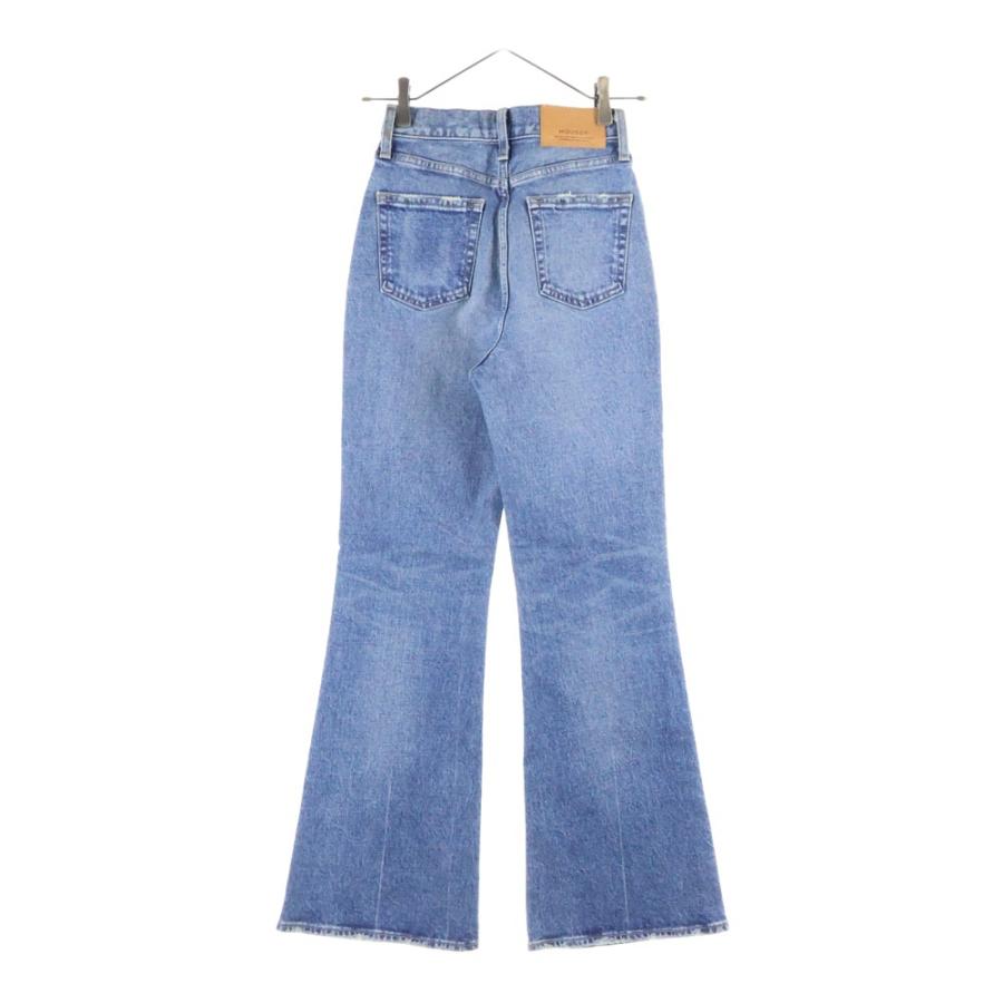 MOUSSY（マウジー） フレアデニムパンツ インディゴ レディース