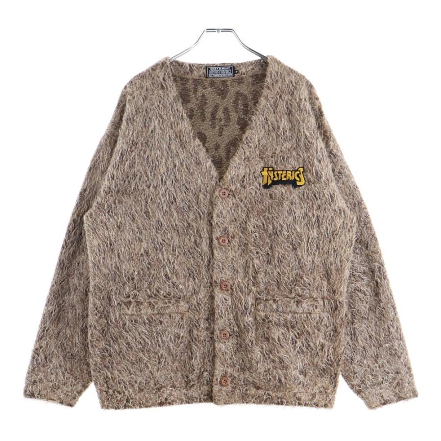 HYSTERIC GLAMOUR（ヒステリックグラマー） HYSTERIC LOGO刺繍 モヘア