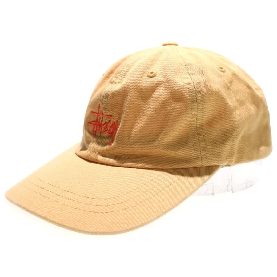 STUSSY（ステューシー） 刺繍 ショーンフォントロゴ 6パネルキャップ