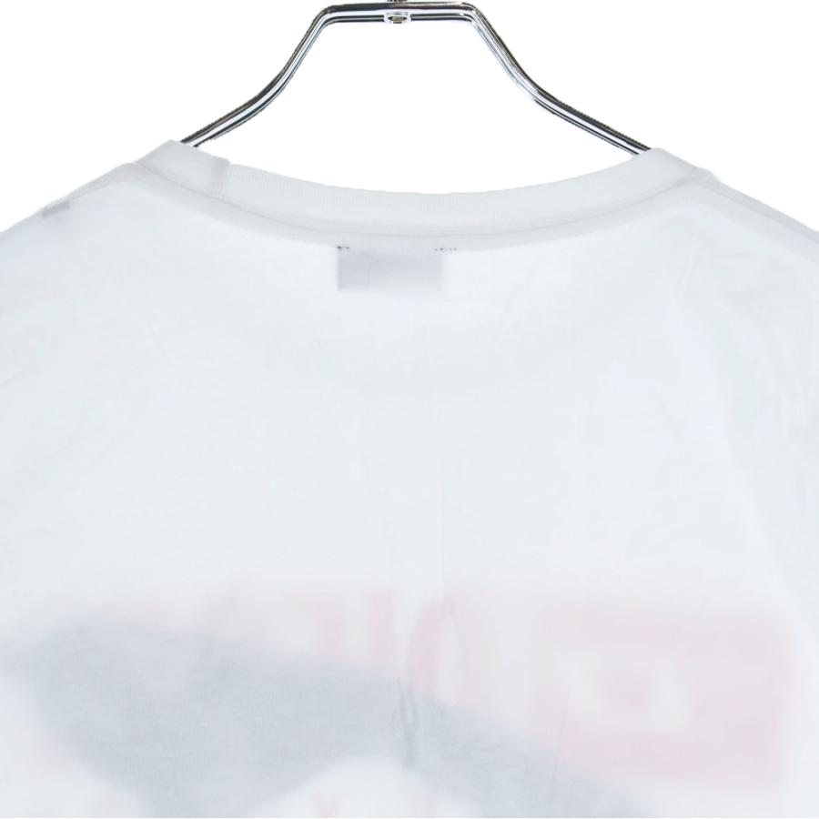 DIESEL（ディーゼル） ロゴ刺繍 ロングスリーブTシャツ ホワイト