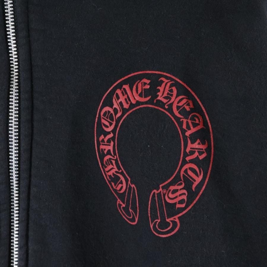 CHROME HEARTS（クロムハーツ） Red Horseshoe Cemetery Cross Zip Up