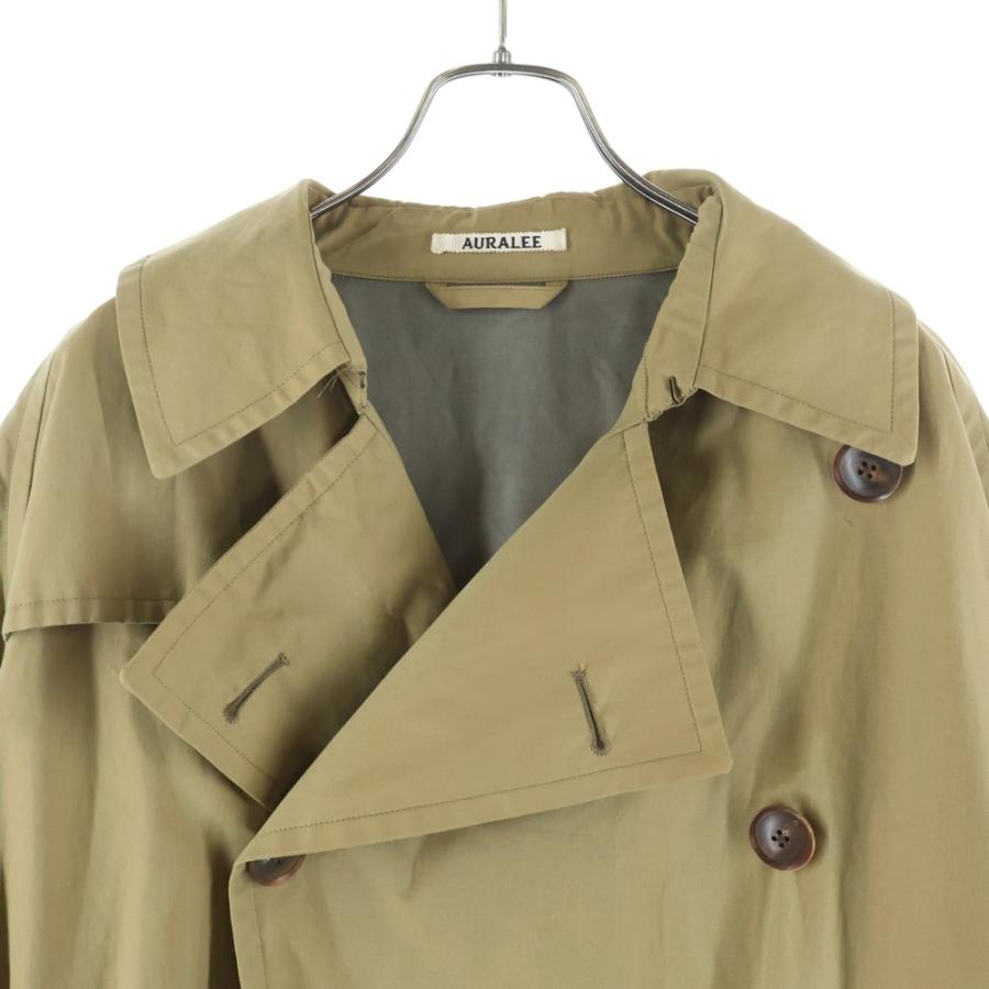 AURALEE（オーラリー） 19AW FINX CHAMBRAY BIG TRENCH COAT トレンチ