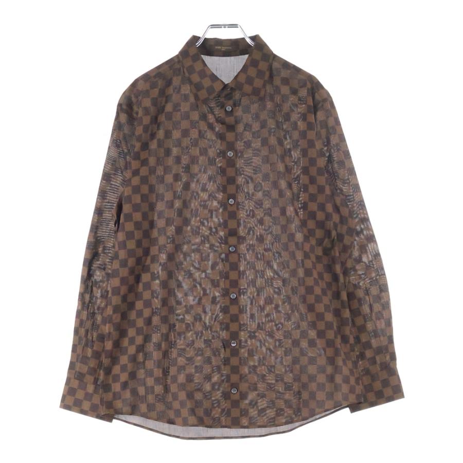 LOUIS VUITTON（ルイ・ヴィトン） ダミエ総柄 レギュラーフィット 長袖