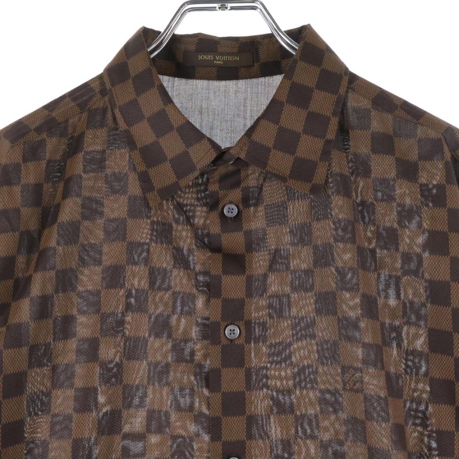 LOUIS VUITTON（ルイ・ヴィトン） ダミエ総柄 レギュラーフィット 長袖