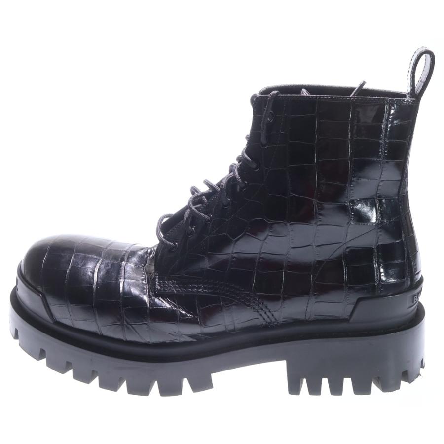 BALENCIAGA（バレンシアガ） STRIKE LACE-UP BOOTS 型押し ストライク