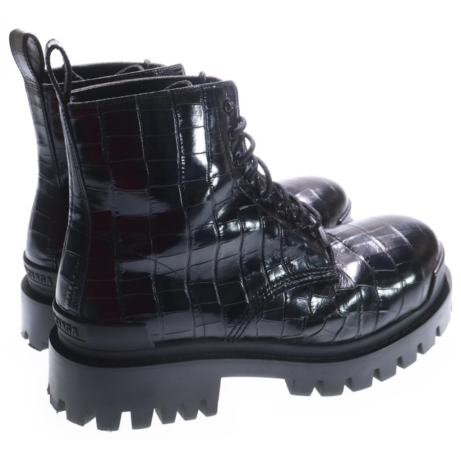 BALENCIAGA（バレンシアガ） STRIKE LACE-UP BOOTS 型押し ストライク