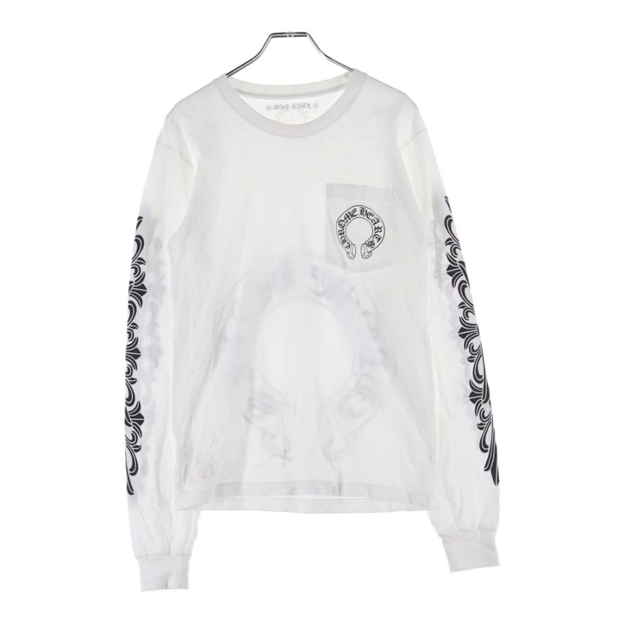 Chrome Hearts フローラル 長袖 カットソー CHROME HEARTS（クロムハーツ） Back Horseshoe L/S バックホース
