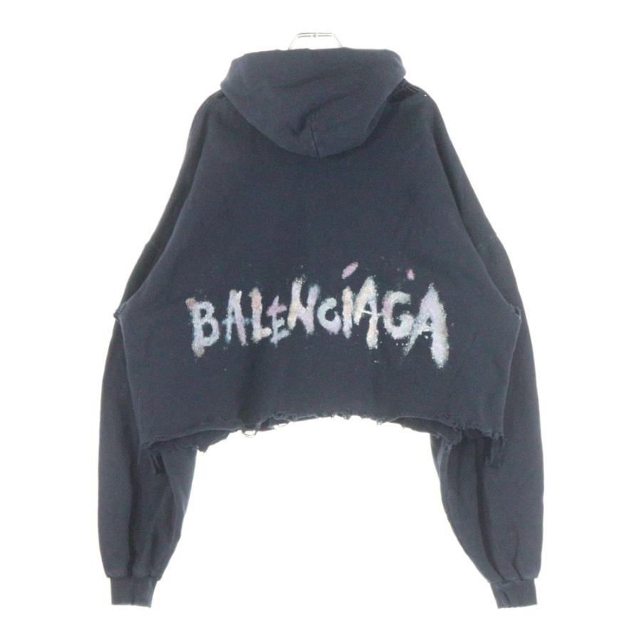 BALENCIAGA（バレンシアガ） Nail Polish Cropped Hoodie ネイル