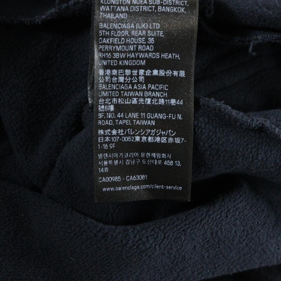 バレンシアガ クロップドフーディ プルオーバーパーカー 長袖 XS 黒 BALENCIAGA（バレンシアガ） 24SS UNITY SPORTS ICON CROPPED HOODIE