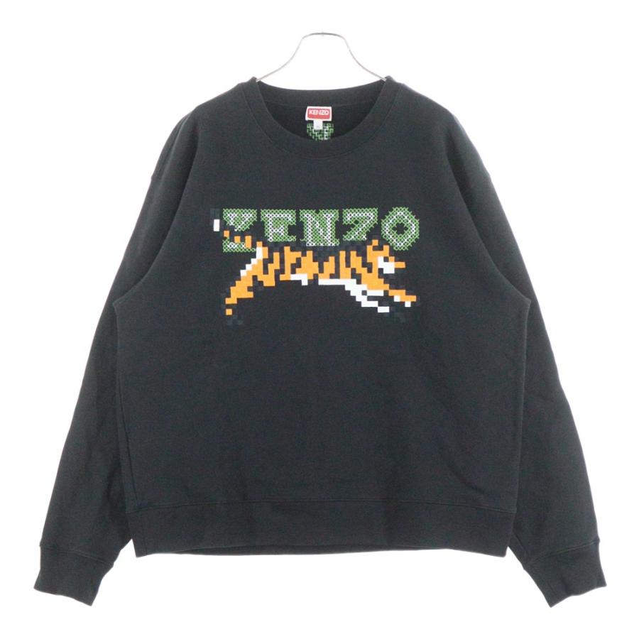 KENZO（ケンゾー） 23SS PIXEL TIGER CREW NECK SWEAT ピクセル