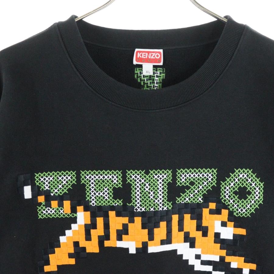 KENZO（ケンゾー） 23SS PIXEL TIGER CREW NECK SWEAT ピクセル