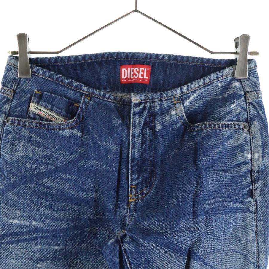 DIESEL（ディーゼル） D-SHARK-FSD2 ダメージ加工 シースルー フレア