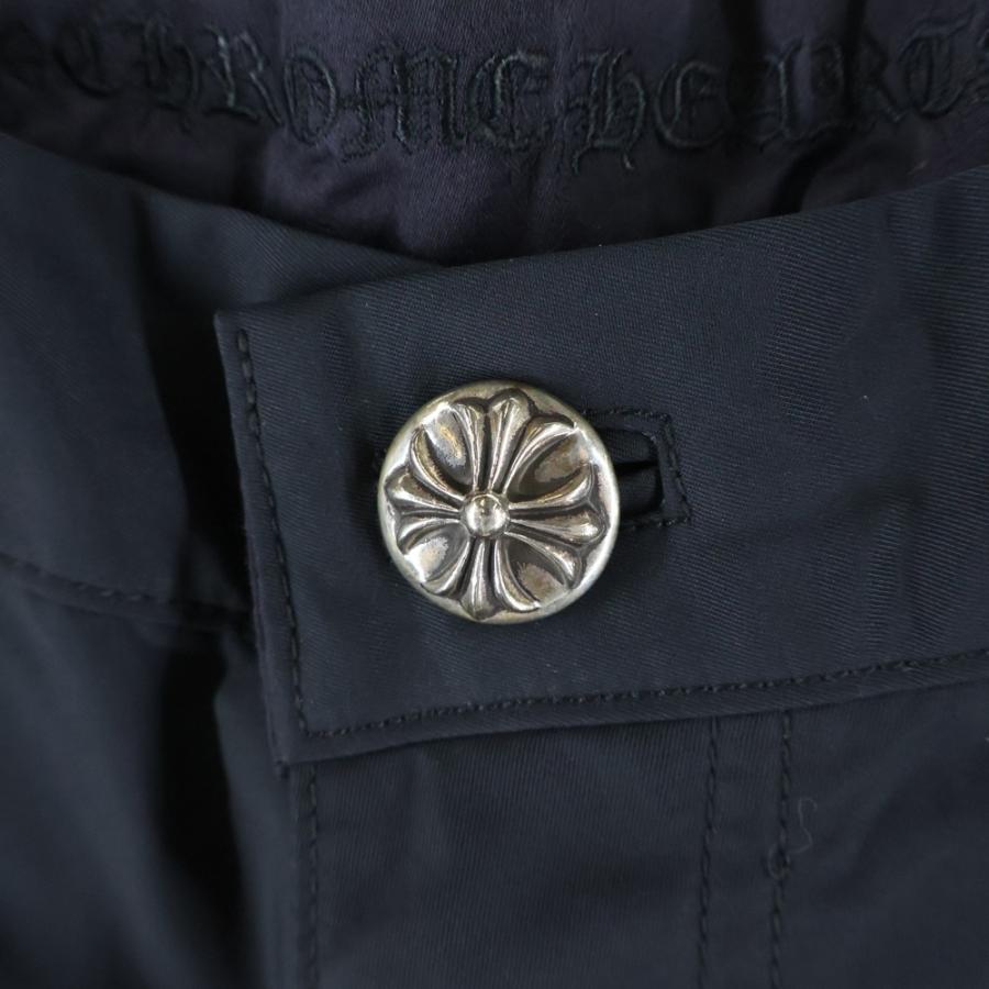 CHROME HEARTS（クロムハーツ） CARPENTER クロスパッチ付きレザー切替