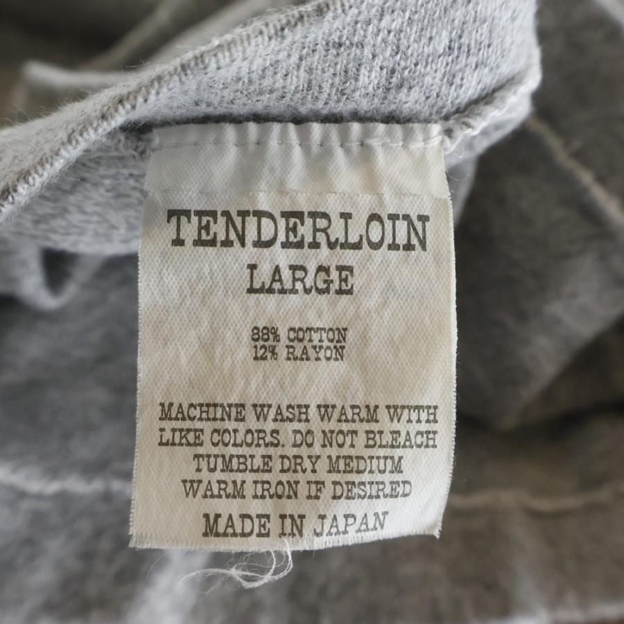 TENDERLOIN（テンダーロイン） 霜降り 染みこみ カレッジブランドロゴ