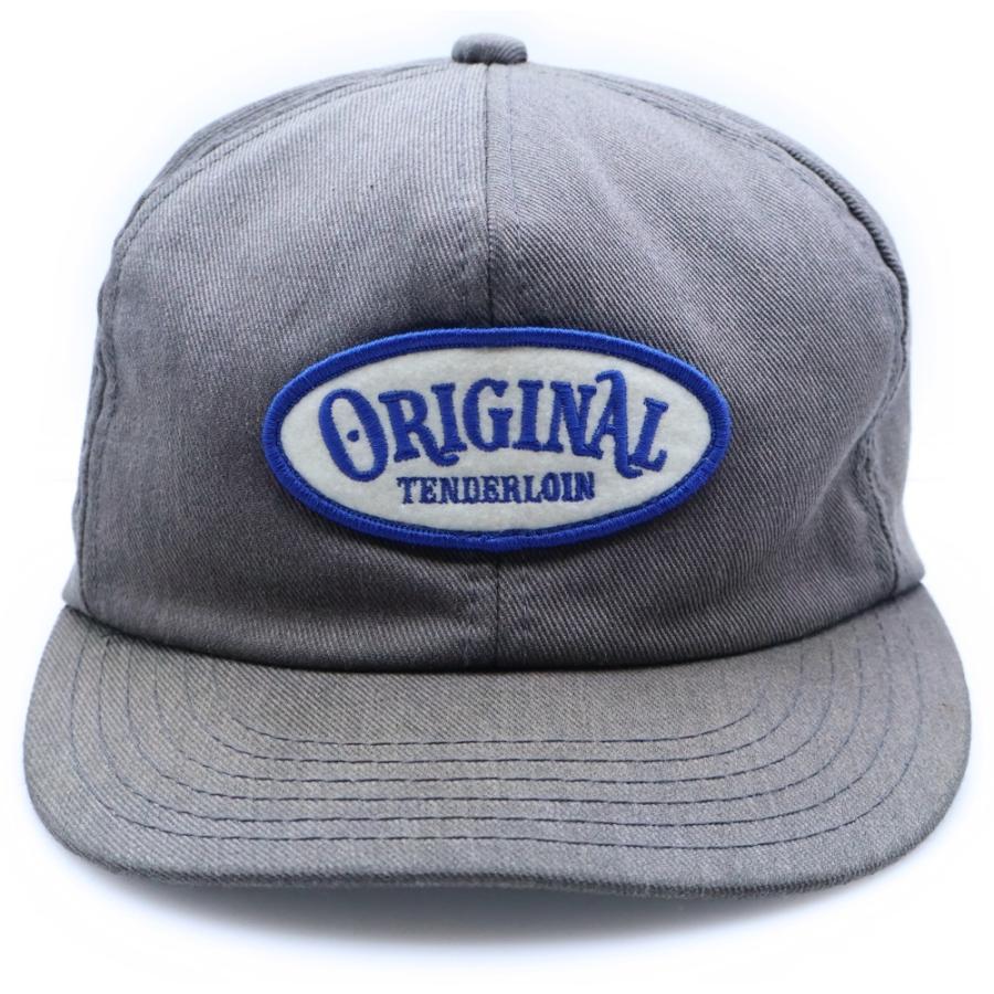 TENDERLOIN グレー エンブレムキャップ TENDERLOIN（テンダーロイン） TRUCKER CAP トラッカーキャップ