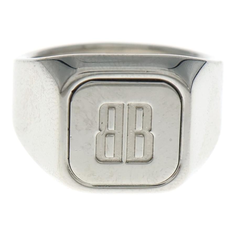BALENCIAGA（バレンシアガ） NANO SIGNET RING BBロゴ シャイニー