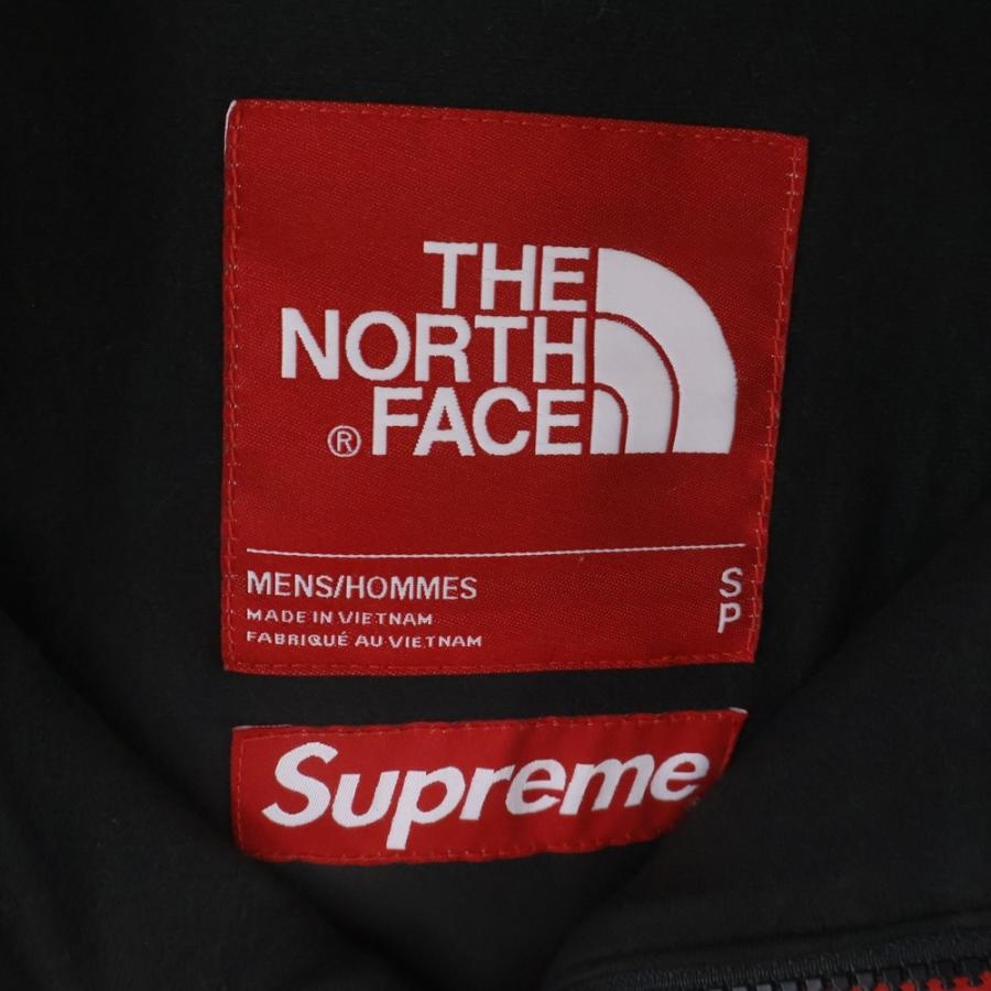 シュプリーム 18AW × THE NORTH FACE Leather Mountain Jacket NF0A3VJ8 ザノースフェイス レザーマウンテンジャケット レッド/ブラックの画像