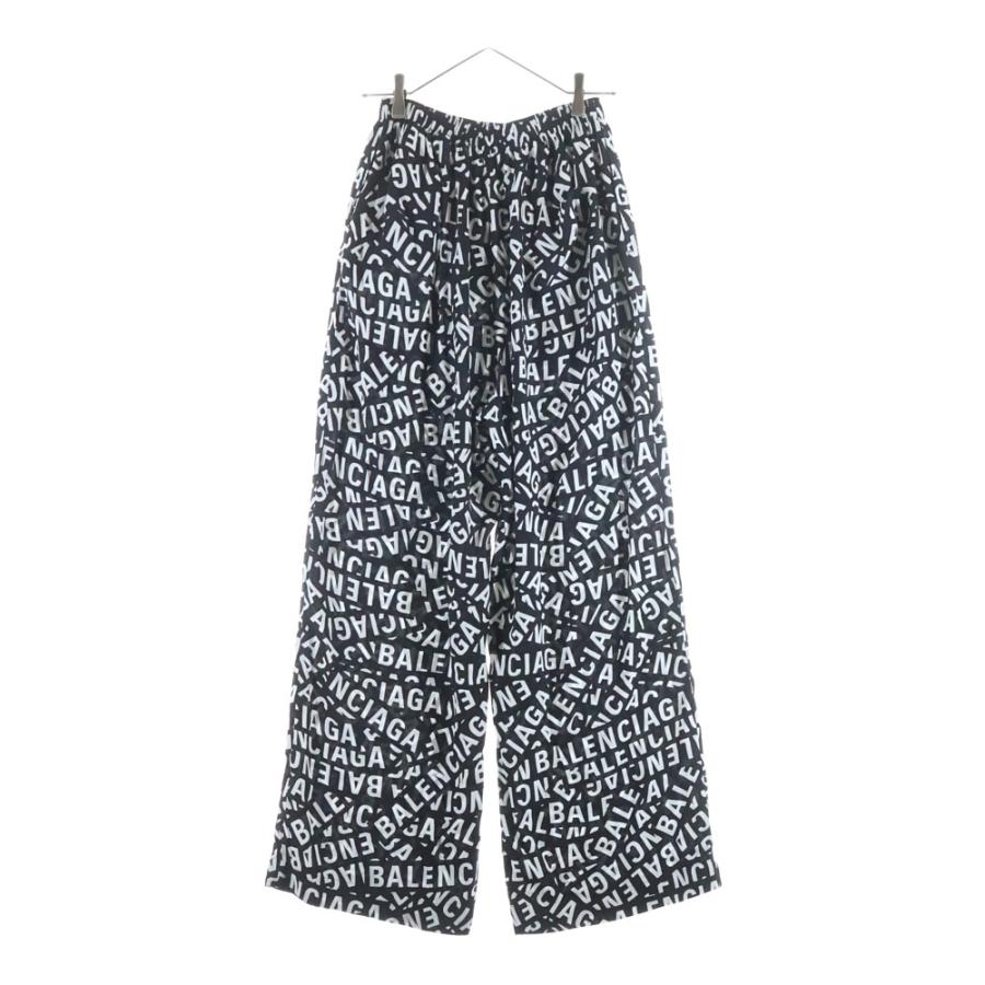 BALENCIAGA（バレンシアガ） 総柄 ロゴプリント レーヨン混 イージー 