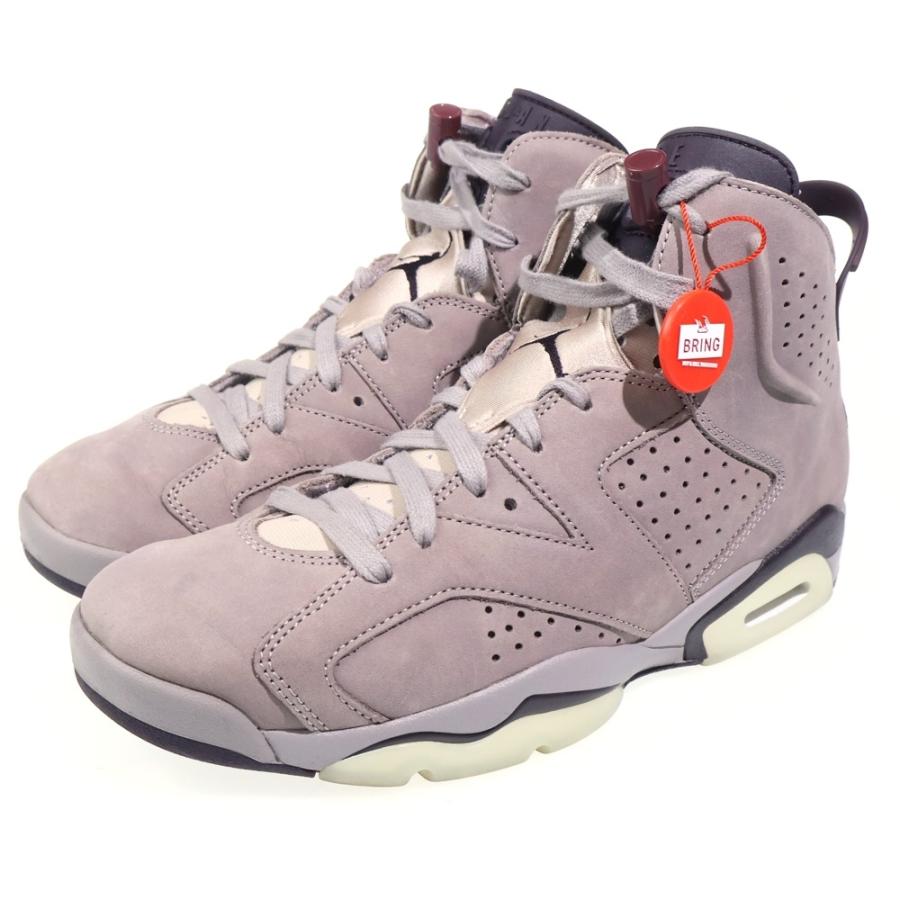 NIKE ナイキ ×A MA MANIERE AIR JORDAN 6 RETRO SMOKEY MAUVE ハイカットスニーカー パープル IF3103-200 US8.5/26.5cmの画像