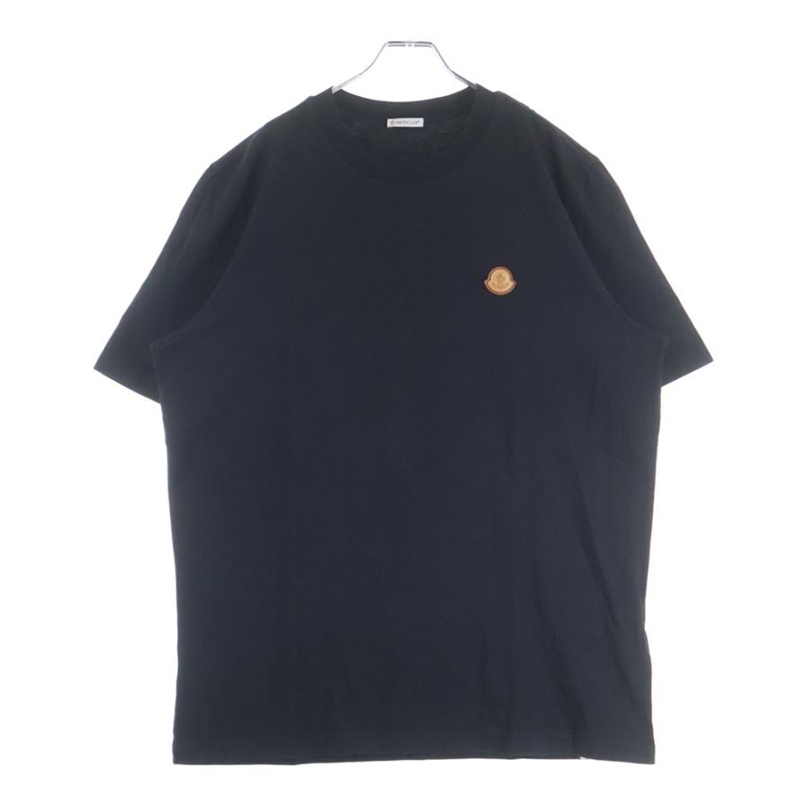 MONCLER（モンクレール） フロントロゴワッペン クルーネック半袖T
