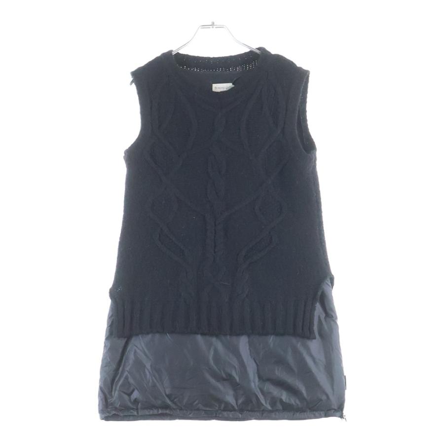 MONCLER モンクレール　ダウンベスト　ワンピース　セット MONCLER（モンクレール） ニットベストレイヤード ノースリーブダウン