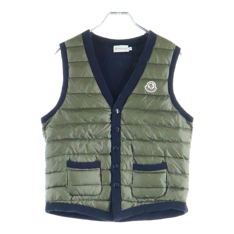 MONCLER（モンクレール） MAGLIA TRICOT GILET ニット切替ダウン