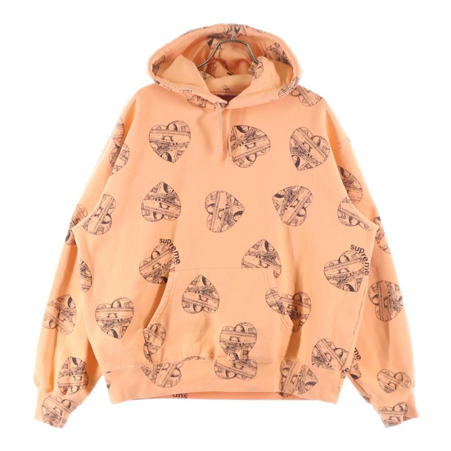 SUPREME シュプリーム 24AW Love Cash Hooded Sweatshirt ラブキャッシュ プルオーバーパーカー オレンジ Supreme（シュプリーム） 24AW Love Cash Hooded Sweatshirt ラブ
