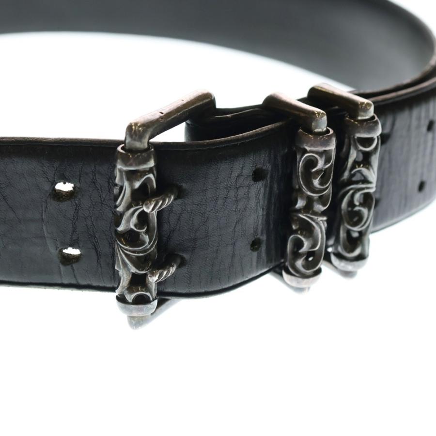 CHROME HEARTS（クロムハーツ） ROLLER2 ダブルピンスクロール レザー