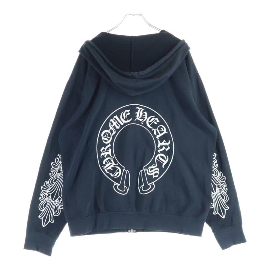 CHROME HEARTS（クロムハーツ） Horseshoe Zip Hoodie 袖フローラル
