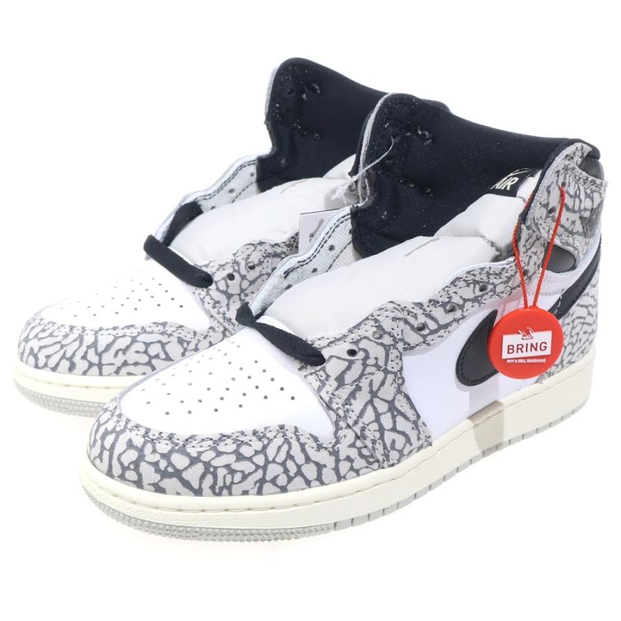 NIKE（ナイキ） GS AIR JORDAN 1 RETRO HIGH OG WHITE CEMENT エア