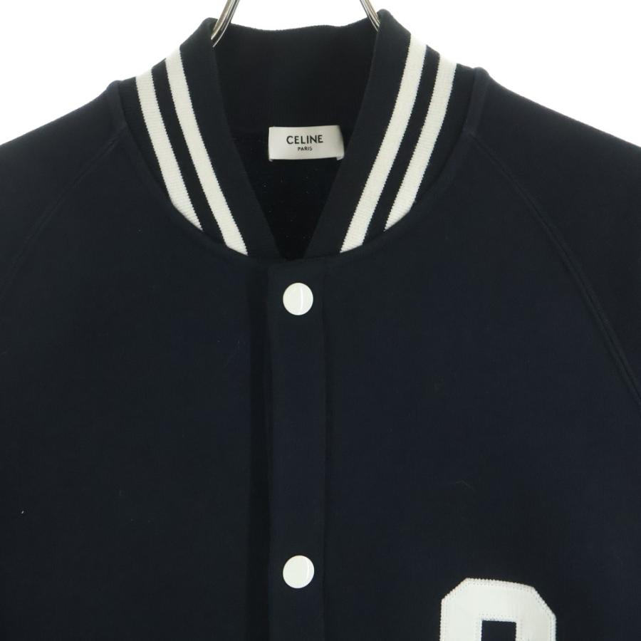 CELINE（セリーヌ） 22AW カレッジロゴ テディ ジャケット ブルゾン