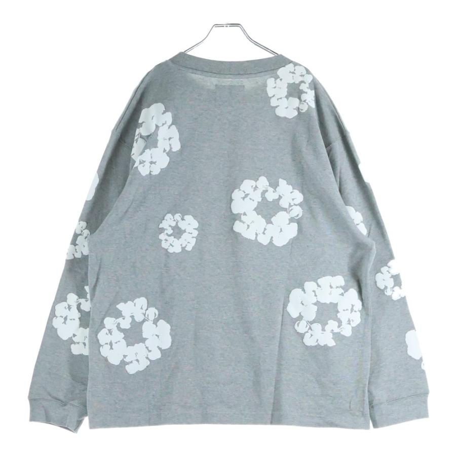DENIM TEARS デニムティアーズ CREW NECK SWEAT SHIRTS クルーネック スウェットシャツ 総柄 グレー_1